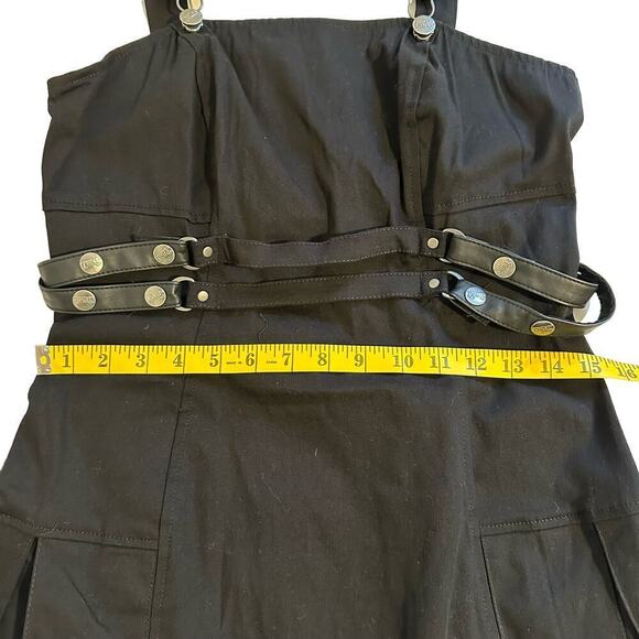 NWT Tripp NYC Black Straps Bondage Dress Medium - Picture 9 of 13